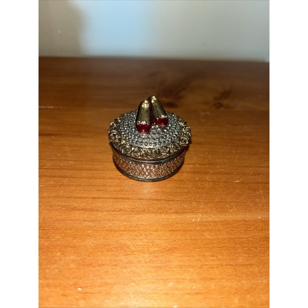 Wizard Of Oz Ruby Slipper Trinket Box